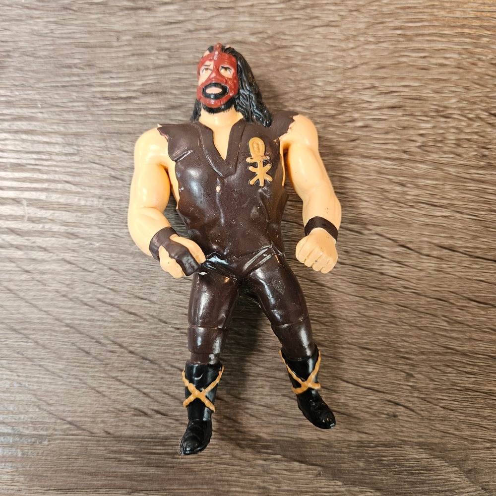 Vintage Mankind Mick Foley Bend-Ems Action Figure Just Toys